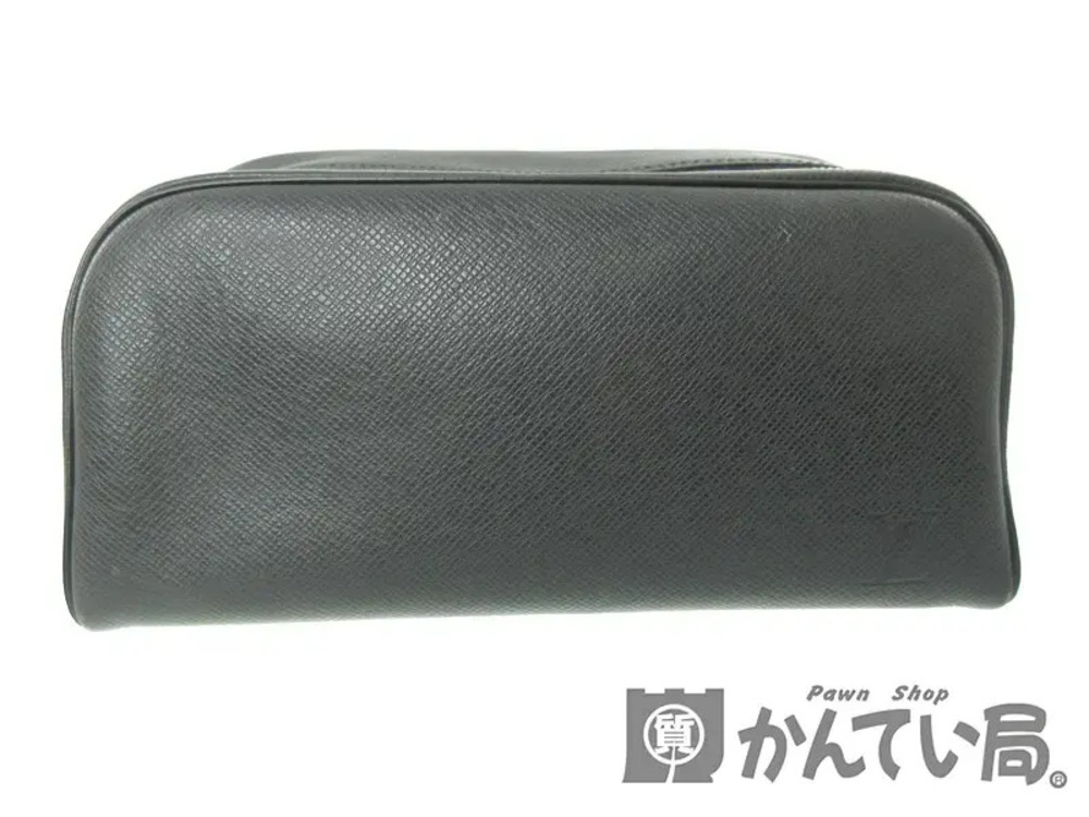 Louis Vuitton Trousse Toilette Taiga Compact Leather Black